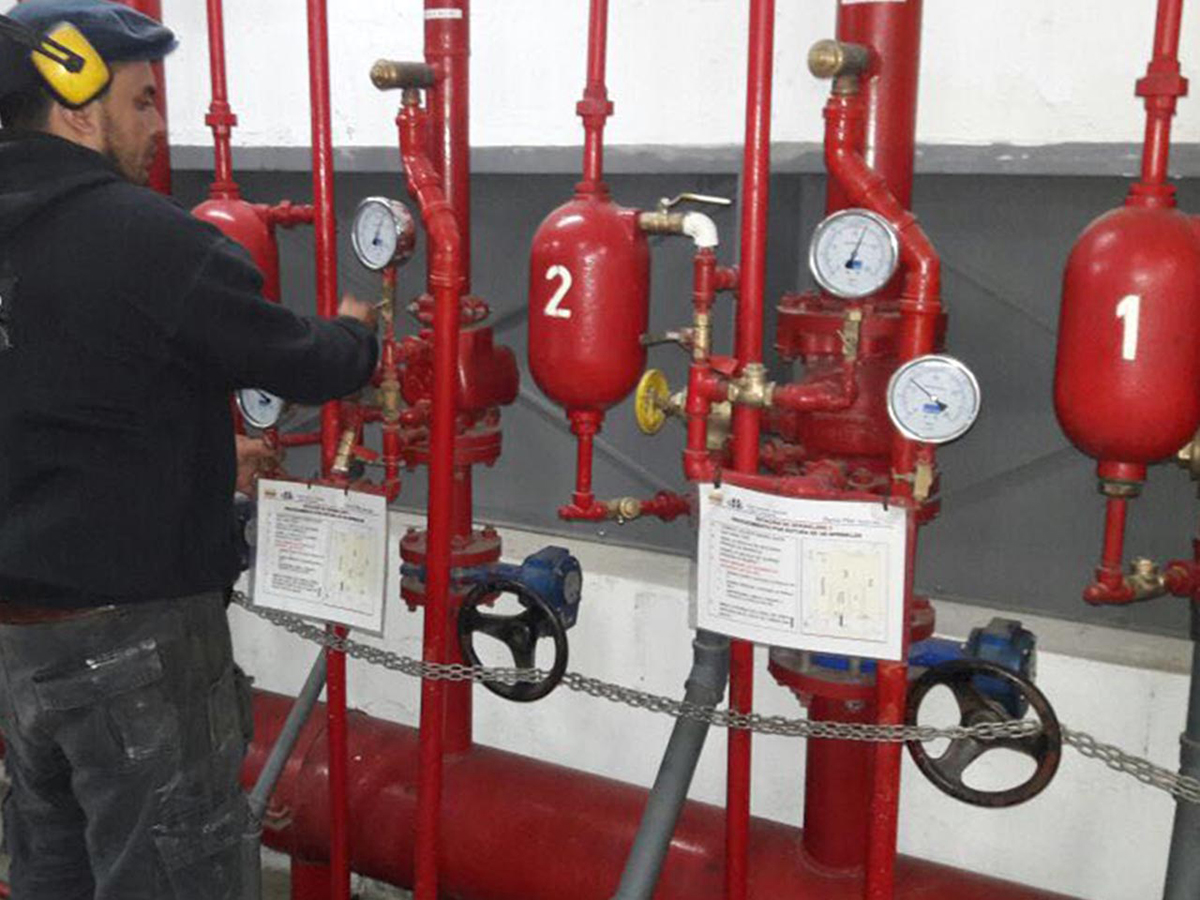 Instalación contra incendio